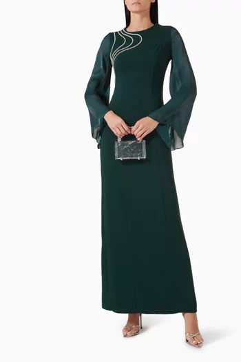 Diamante-embellished Dress