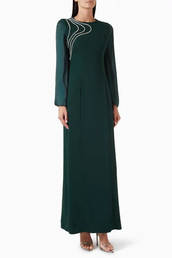 Diamante-embellished Dress