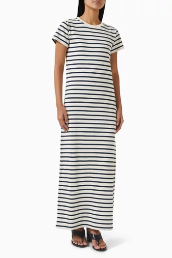 Wynne Striped Dress in Cotton