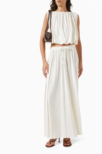 Ava Maxi Skirt in Modal-blend