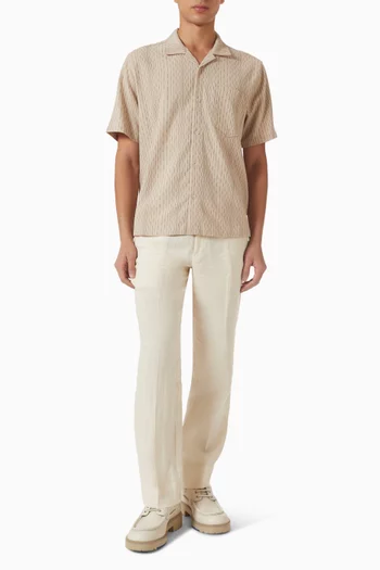 Leland Cuban Shirt in Cotton