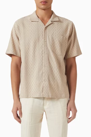 Leland Cuban Shirt in Cotton