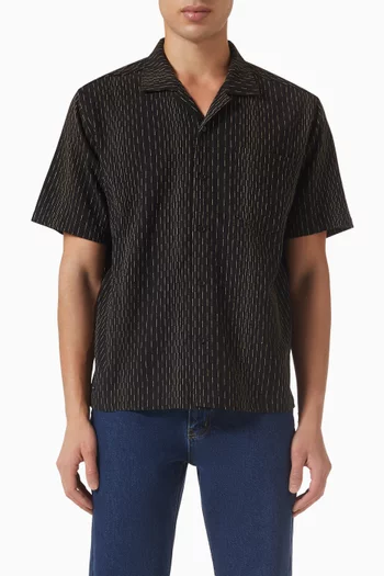 Leland Cuban Shirt in Cotton