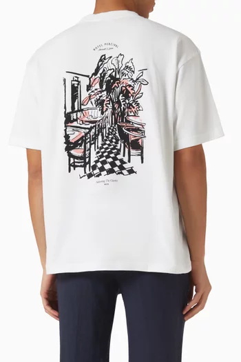 Hotel Bistro Oversized T-shirt in Organic Cotton