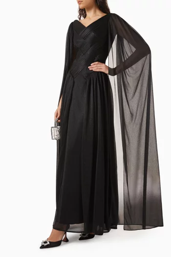Weave Pattern Gown