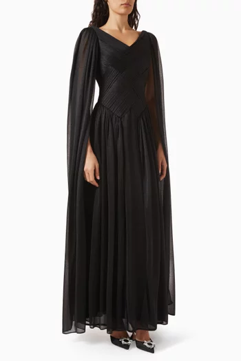 Weave Pattern Gown