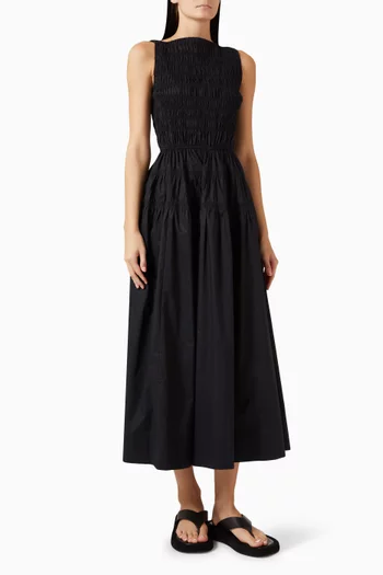 Melie Smocked Dress in Organic Cotton