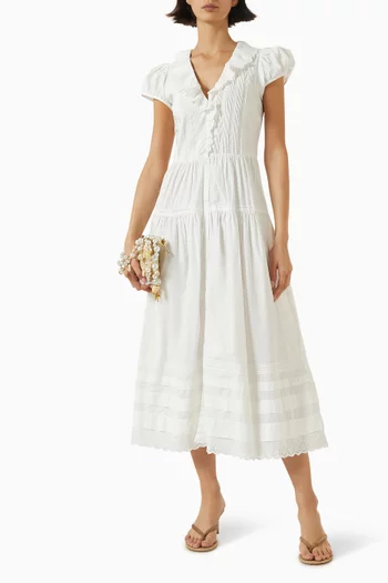 Eliette Midi Dress in Organic-cotton