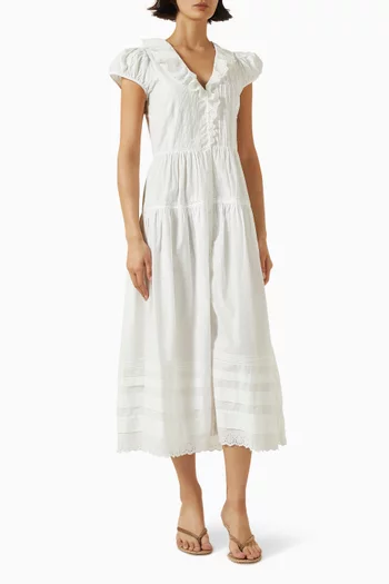 Eliette Midi Dress in Organic-cotton