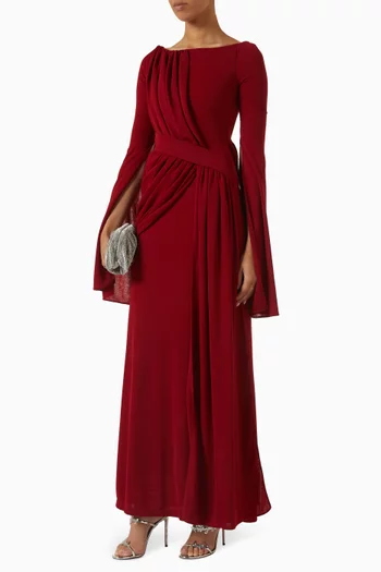 Petra Off-shoulder Gown