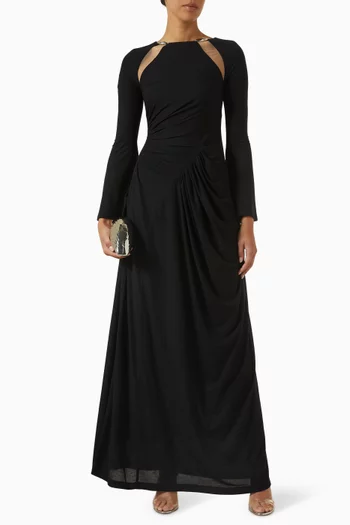 Kyra Draped Gown