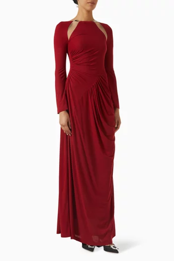 Kyra Draped Gown