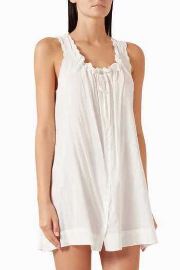 Holly Sleep Dress in Organic Cotton Voile