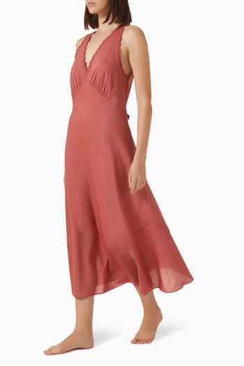 Lila Sleep Midi Dress