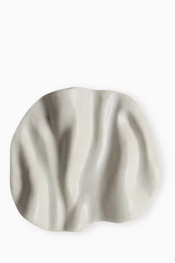 Unda Tray in Glazed Ceramic