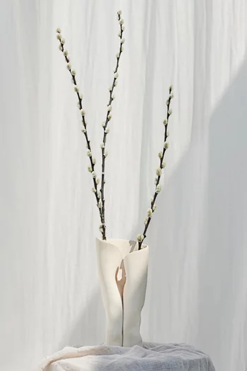 Littera Vase in Hand-glazed Ceramic