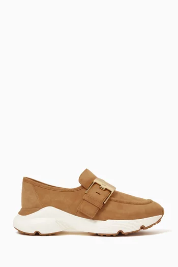 Sporty Mules in Suede
