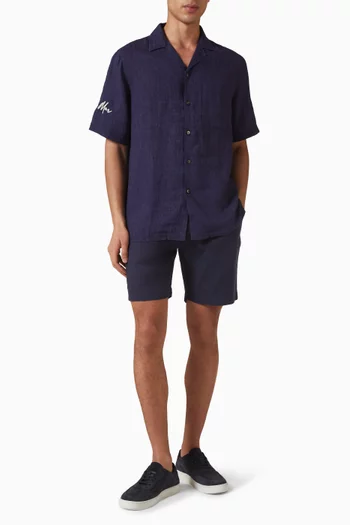 Felipe Shorts in Linen & Cotton