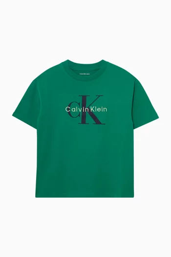 Monologo T-shirt in Cotton