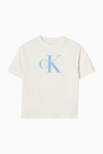 Monologo T-shirt in Cotton