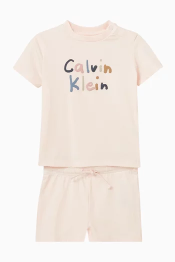 Logo T-shirt & Shorts Set