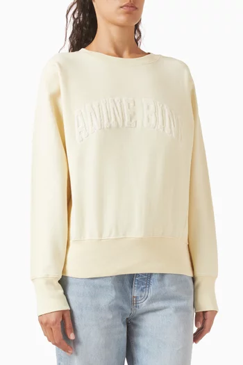 Harry Shrunken Sweatshirt in Cotton-fleece
