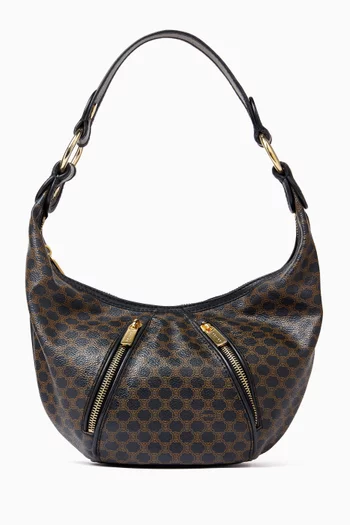 Macadam Triomphe Hobo Bag in Coated Canvas