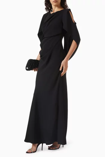 Lace-back Maxi Dress
