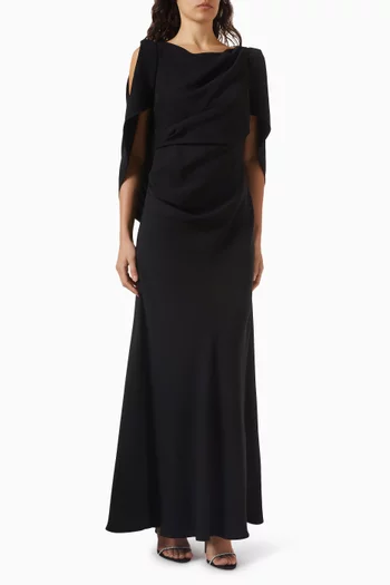 Lace-back Maxi Dress