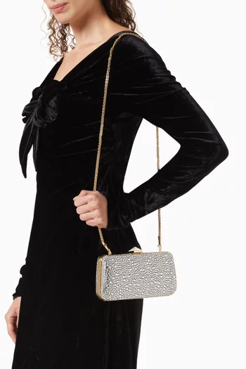 Carry Secrets Rhinestone Minaudiere
