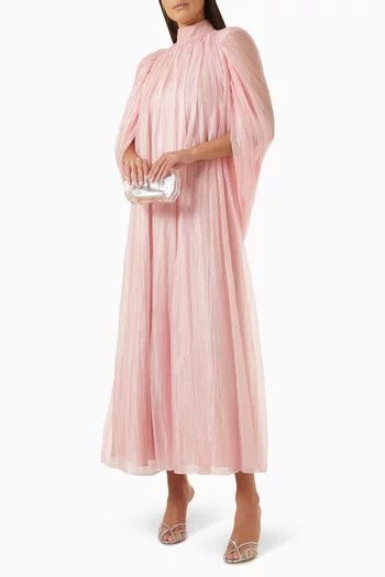 High-neck Maxi Dress
