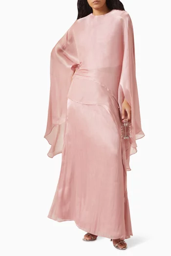 Cape Top & Skirt Set