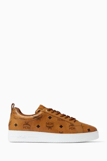Logo Low-top Sneakers in Leather