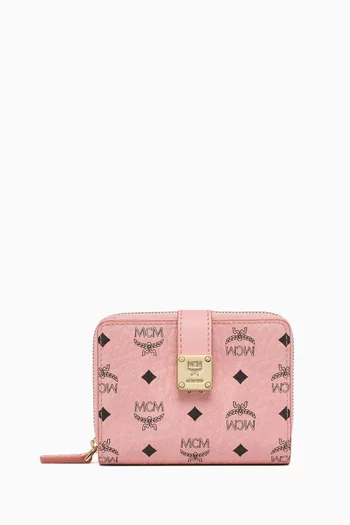 Small Aren Wallet in Visetos Canvas