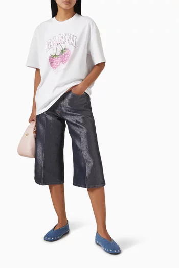 Raspberry T-shirt in Cotton-jersey