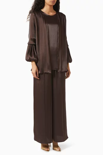 Blouson-sleeves Set