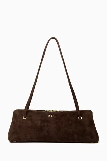 Leslie Medium Shoulder Bag in Suede