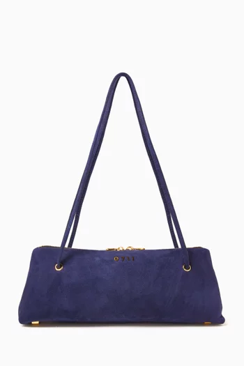 Leslie Medium Shoulder Bag in Suede