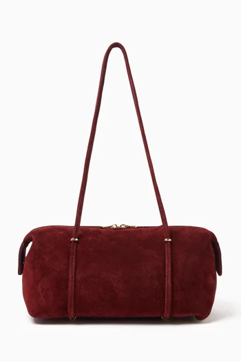 Small Faye Shoulder Bag in Suede