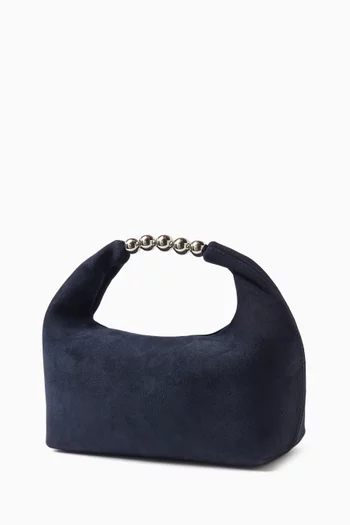 Medium Janie Top-handle Bag in Suede