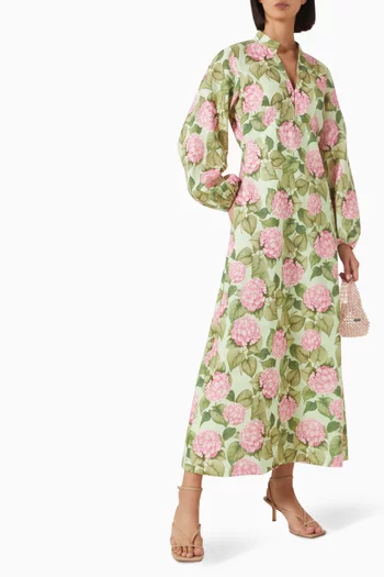Elodie Maxi Dress in Linen