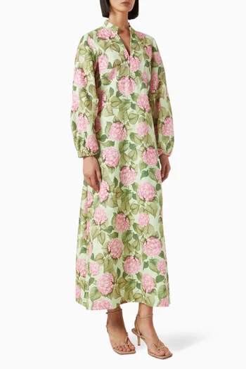 Elodie Maxi Dress in Linen