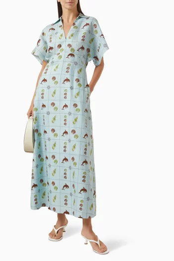 Jasmine Printed Maxi Dress