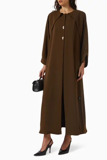 عباية بطبقات متعددة كريب