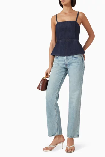 Isabella Top in Denim