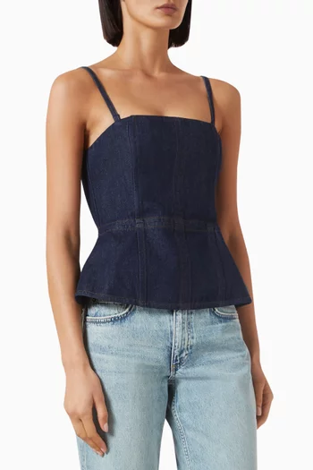 Isabella Top in Denim