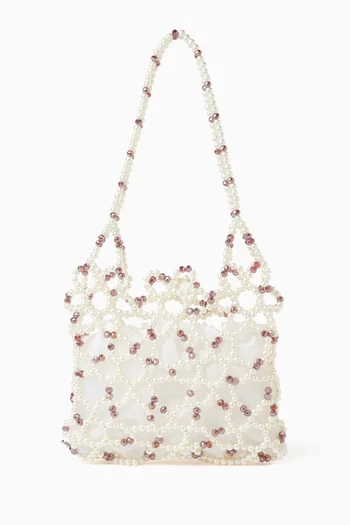 Jasmine Bead-embellished Shoulder Bag