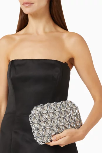 Large Tebea Beaded Clutch