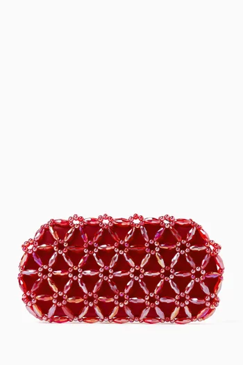 Small Tebea Beaded Clutch