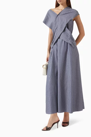 Wrapped Midi Dress